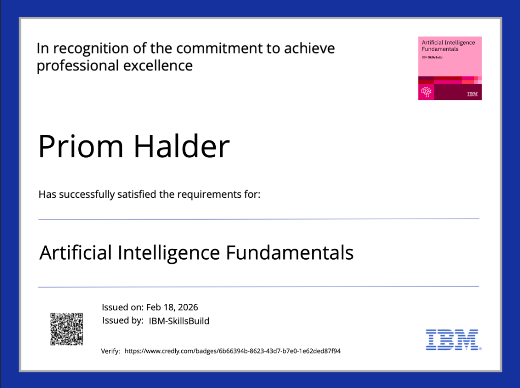 Artificial Intelligence Fundamentals