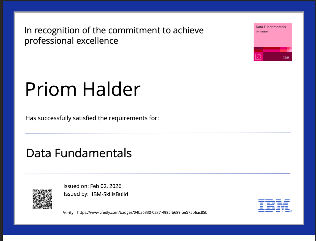 Data Fundamentals