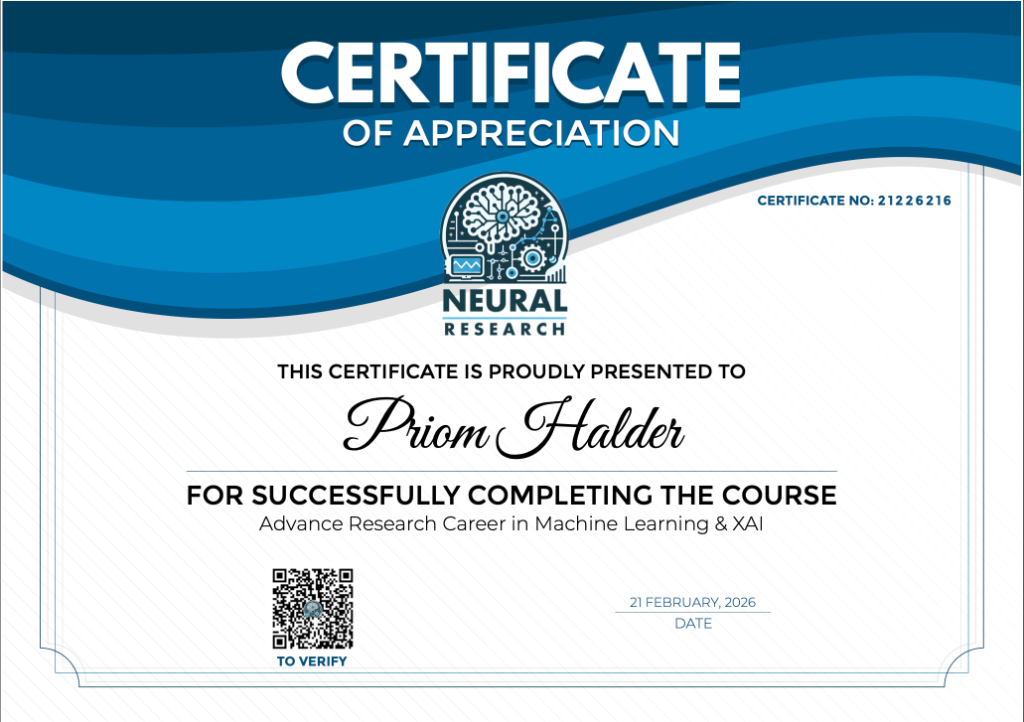 Introduction to Research Career in Machine Learning & XAI